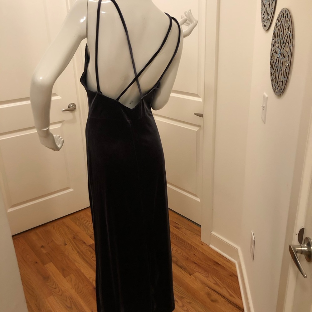 Long velvet dress